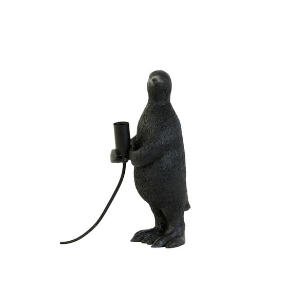 Черна настолна лампа (височина 34 cm) Penguin - Light & Living