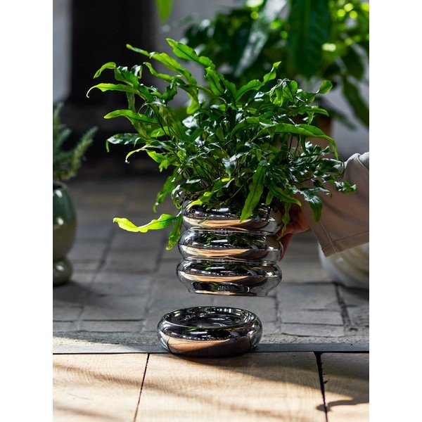 Глинено покритие за кашпа ø 16 cm Shine – Bloomingville-image-3