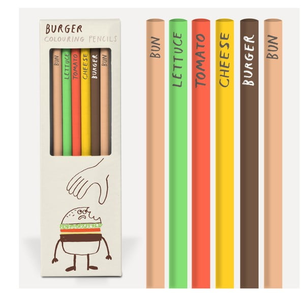Комплект от 6 пастела Burger - U Studio Design