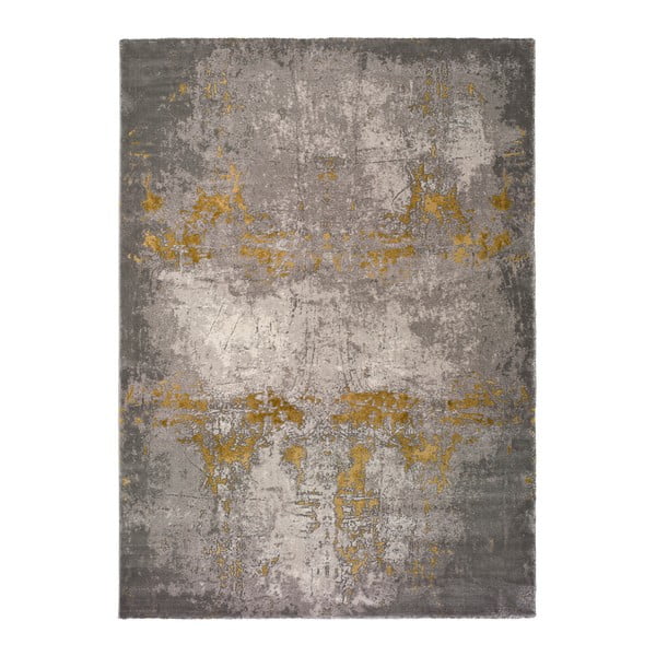 Сив килим Mesina Mustard, 140 x 200 cm - Universal