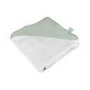 Зелена муселинова детска хавлия с качулка 75x75 cm – Bébé Douceur