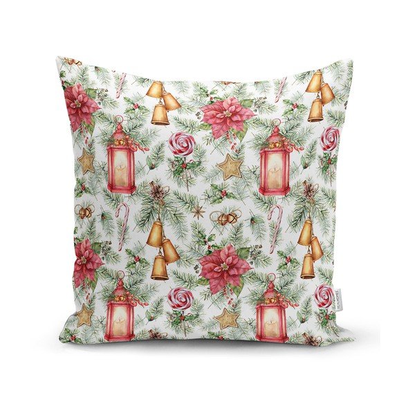 Калъфка за възглавница с коледен мотив 43x43 cm Lantern – Mila Home