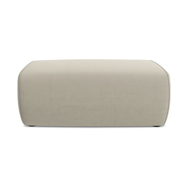 Бежова кадифена табуретка Kapua – Makamii