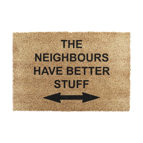 Изтривалка от кокосови влакна 40x60 cm Neighbours Have Better Stuff – Artsy Doormats