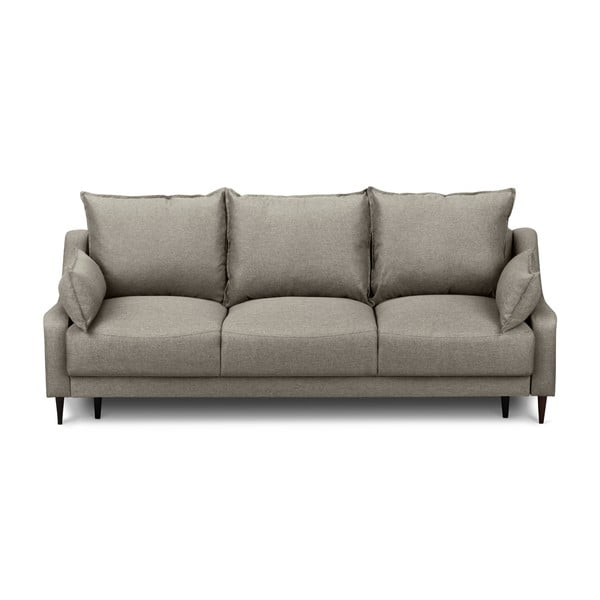  Разтегателен светлокафяв диван с място за съхранение , 215 см Ancolie - Mazzini Sofas