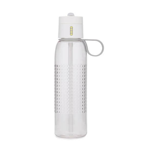 Бяла спортна бутилка с плот за пълнене , 750 ml Dot Active - Joseph Joseph