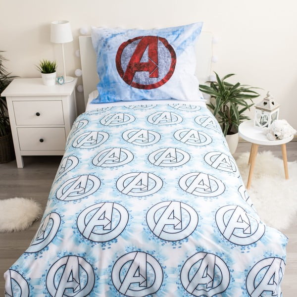 Детско памучно спално бельо Heroes, 140 x 200 cm Avengers - Jerry Fabrics-image-2