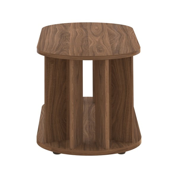 Масичка за кафе с плот от орехово дърво 110x50 cm Nora - TemaHome-image-3