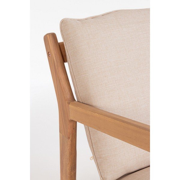 Градински комплект за отдих от масивна акация в естествен цвят за 4 Danubio – Bizzotto-image-1