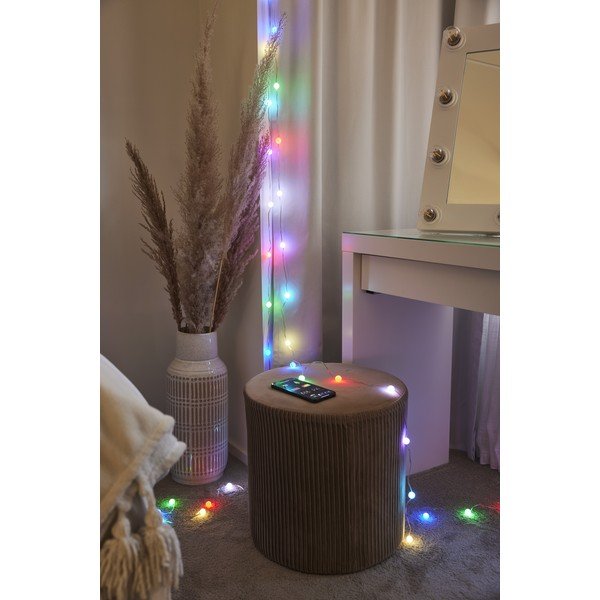 Светлинна верига за контакт с дължина 10 m, 66 броя крушки Smart – Star Trading-image-2