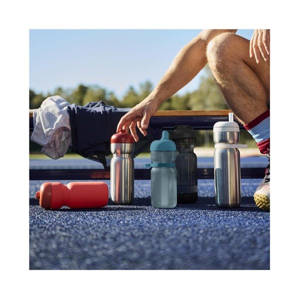Прасковена пластмасова бутилка  600 ml Active – Mepal-image-4