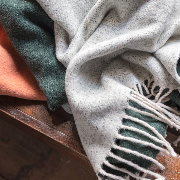 Одеяло в тухлен и зелен цвят 125x190 cm Brick – Mette Ditmer Denmark-image-2