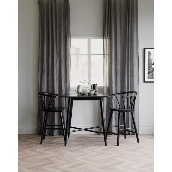 Черна бар маса Lotta - Rowico-image-2