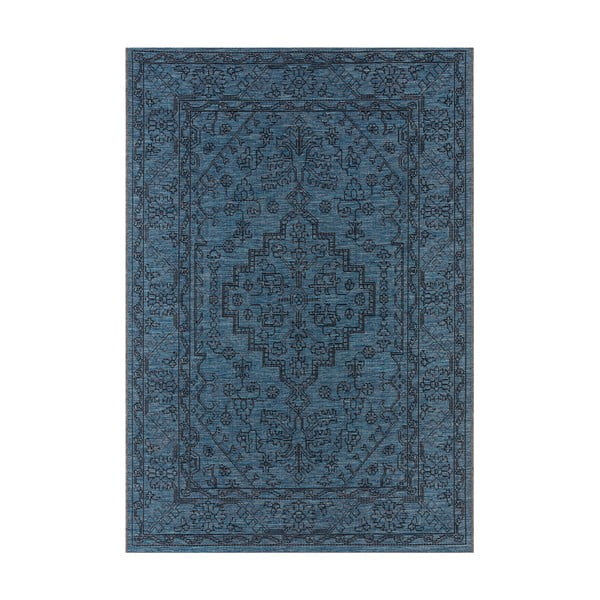 Тъмносин килим за открито , 70 x 140 cm Tyros - NORTHRUGS
