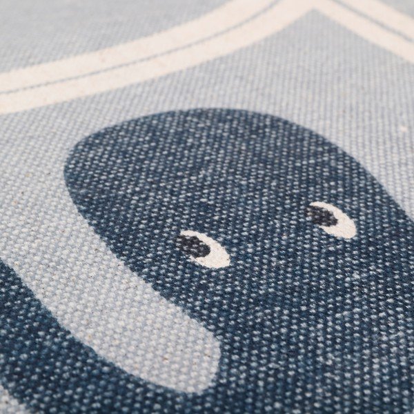 Детски памучен килим, ръчна изработка, ø 120 cm Little Deep Blue - Nattiot-image-4