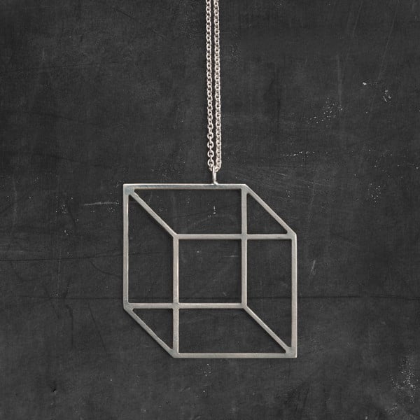 Náhrdelník Cube Silver z kolekce Geometry