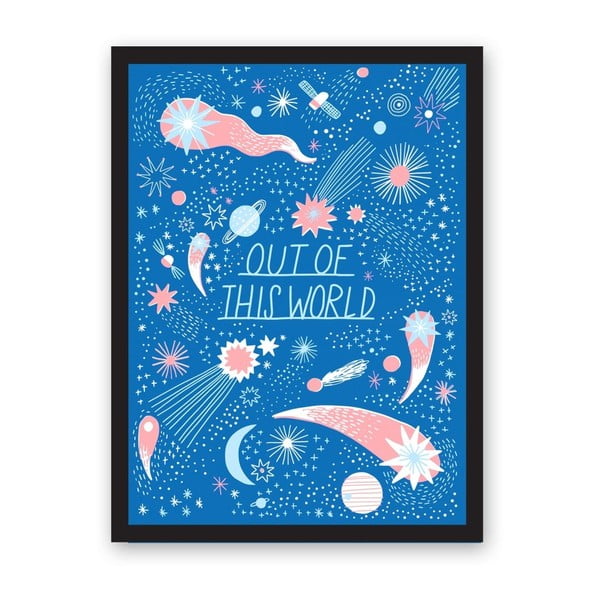 Plakát Ohh Deer Out Of This World, 29,7 x 42 cm