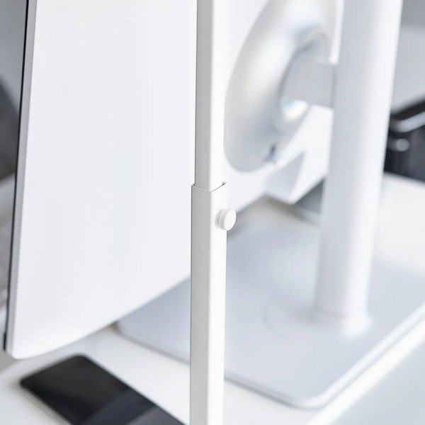 Бяла метална стойка за монитор Tower – YAMAZAKI-image-3