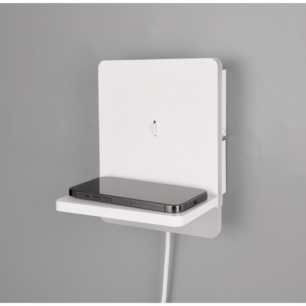 Бяла LED затъмняваща се стенна лампа Fairfield – Trio-image-2