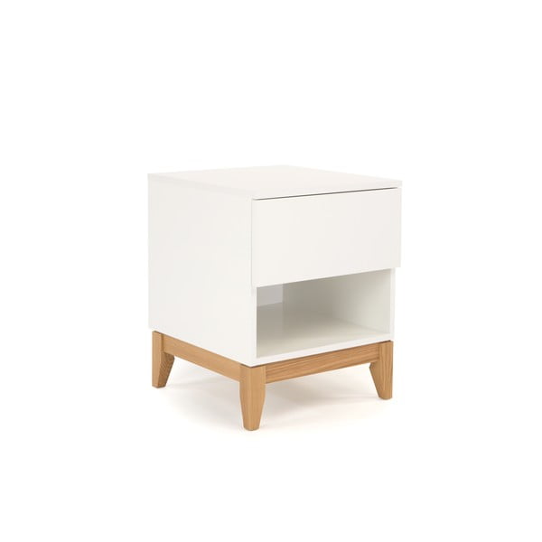 Бяла масичка за кафе Blanco - Woodman-image-2