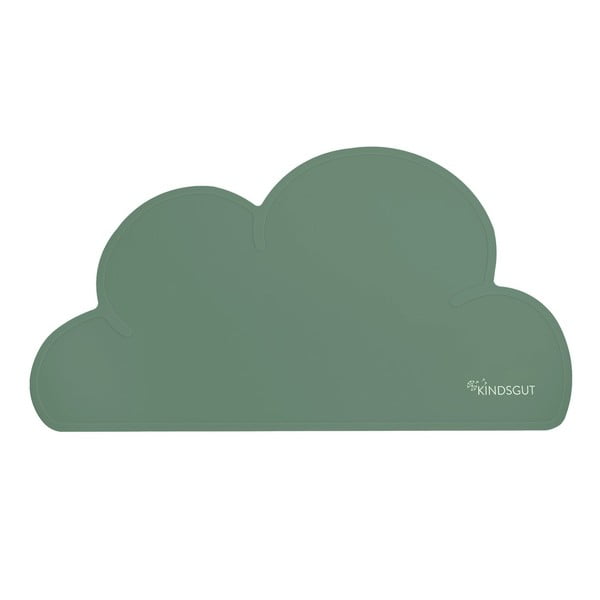 Зелена силиконова подложка Cloud, 49 x 27 cm - Kindsgut