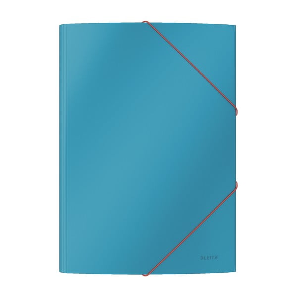 Комплект от 10 сини офис папки с мека повърхност, А4 Cosy - Leitz