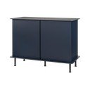 Тъмносин скрин с отвор за кабели 120x88x50 cm Suumo – noo.ma