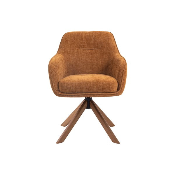 Оранжеви тапицирани трапезни столове в комплект 2 бр. Avola – Unique Furniture-image-1