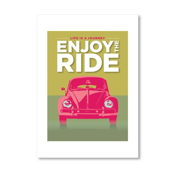 Autorský plakát Enjoy the Ride VWB