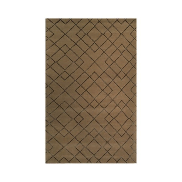 Ръчно тъфтинг килим Highway Mocca, 183 x 122 cm - Bakero
