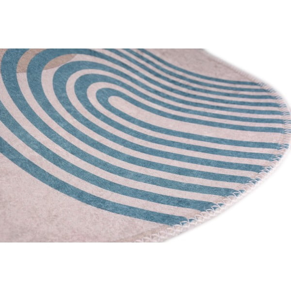 Син/сив кръгъл килим ø 160 cm - Vitaus-image-2