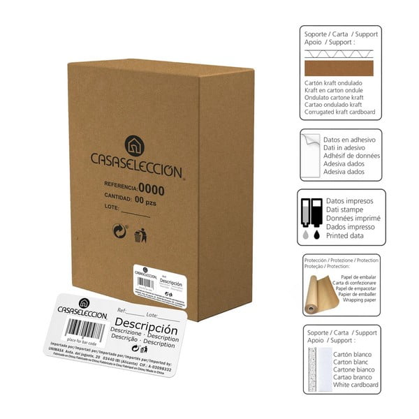 Нощно шкафче от екзотична дървесина в естествен цвят Natural Way - Casa Selección-image-4