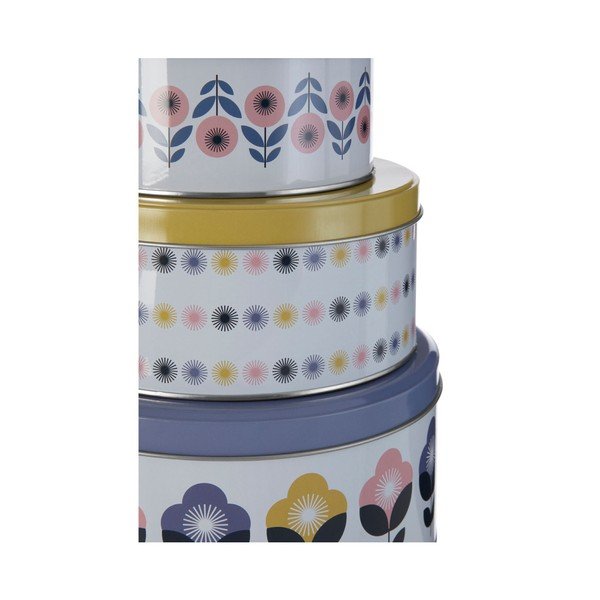 Декоративни метални кутии за съхранение с капак в комплект от 3 броя Joni - Premier Housewares-image-3