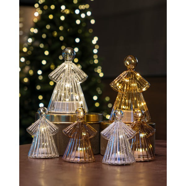 Кафяви светли декорации в комплект от 2 бр. ø 6,5 см Alberte - Sirius-image-3