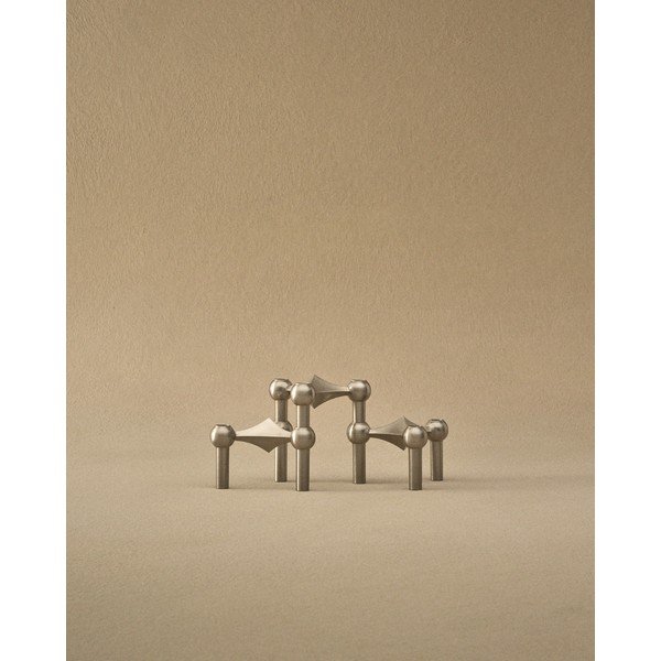 Метални свещници в комплект 3 бр. Nagel – STOFF Nagel-image-2