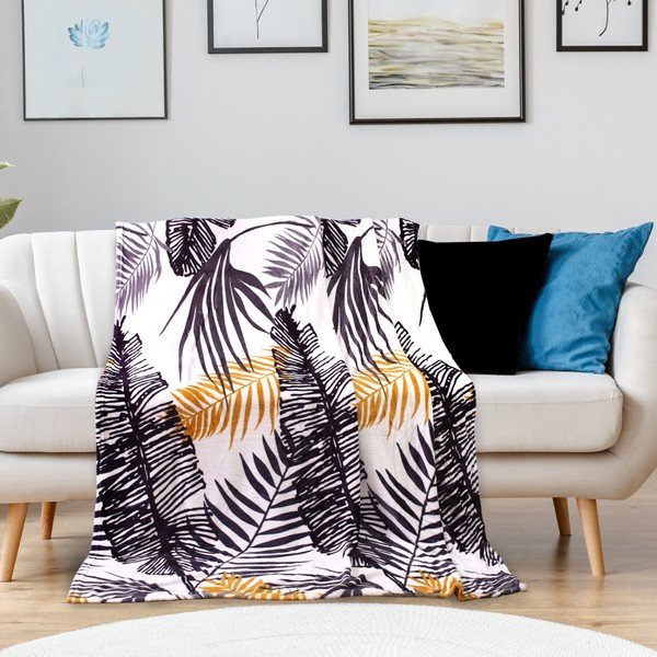 Одеяло от микрофибър Fern, 150 x 200 cm Jungle - DecoKing-image-1