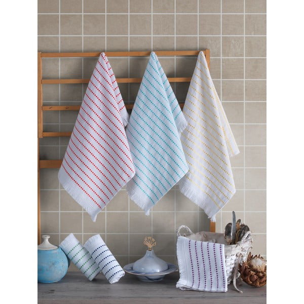 Памучни кърпи за съдове в комплект от 6 бр. 40x60 cm Fabia – Foutastic-image-1