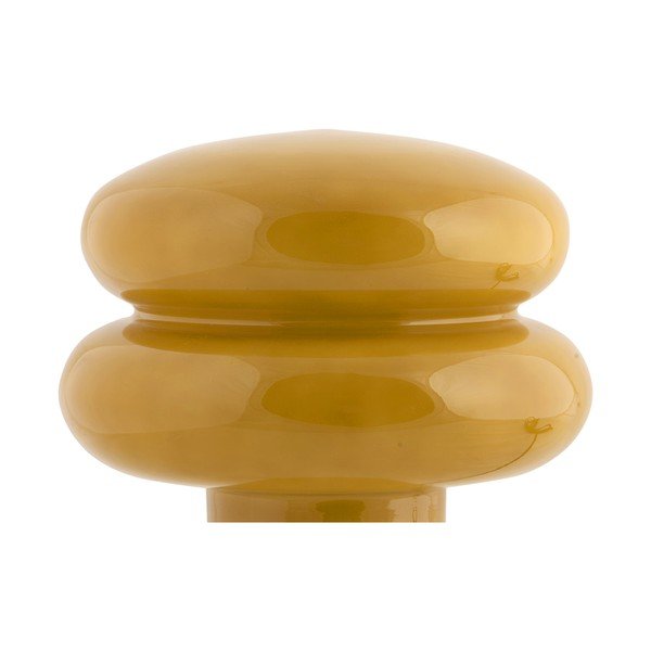 Стъклена настолна лампа в цвят жълта охра (височина 24 cm) Incesante – Leitmotiv-image-4