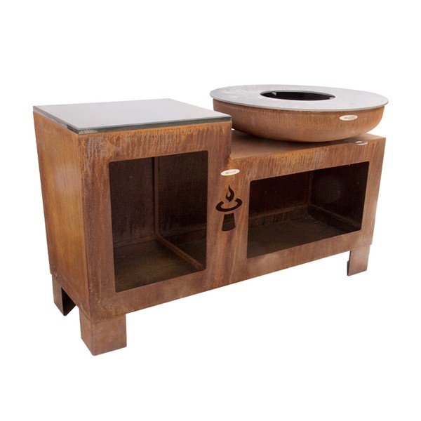 Скара на дървени въглища Vulcano M - Remundi-image-2