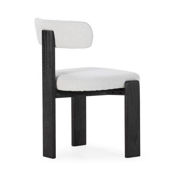 Черни/светлосиви тапицирани трапезни столове в комплект 2 бр. Nadia – MOME-image-2