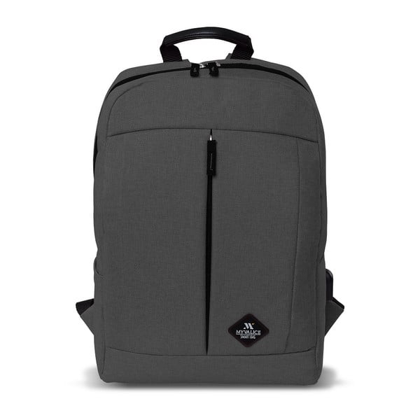 Сива раница с USB порт My Valice GALAXY Smart Bag - Myvalice-image-3