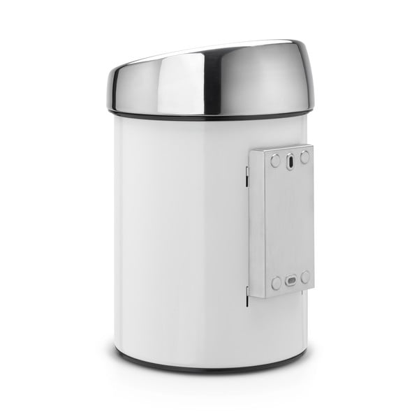 Бяло стоманено кошче за боклук с отваряне с докосване 3 l Touch Bin – Brabantia-image-3