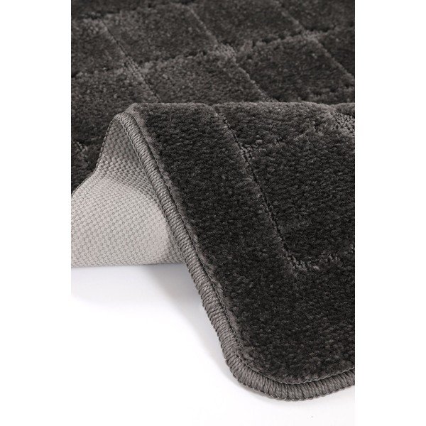 Антрацитни килими за баня в комплект 2 бр. 50x80 cm Kareli – Foutastic-image-3