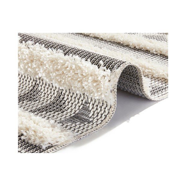 Сив килим Handira Tribal Stripes, 155 x 230 cm - Mint Rugs-image-2