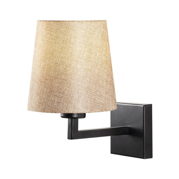 Черна/кремава стенна лампа ø 18 cm Profil – Opviq lights-image-2