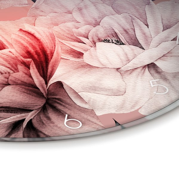 Стъклен стенен часовник ø 30 cm - Styler-image-4