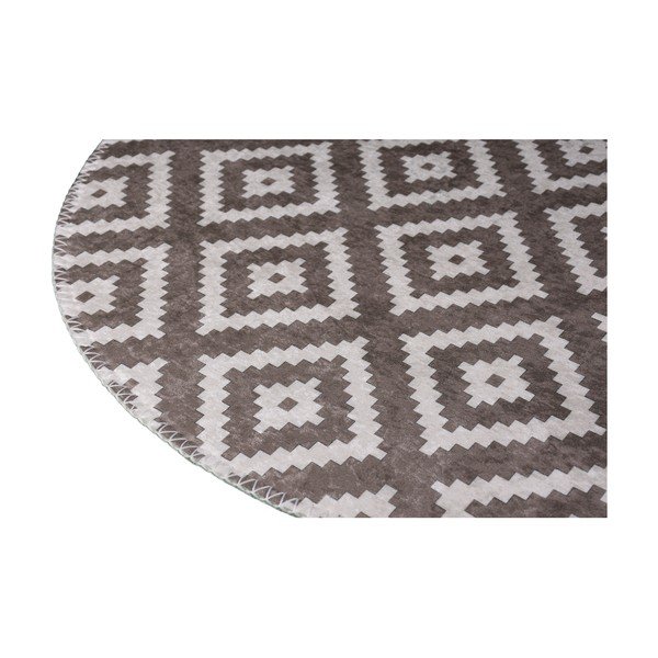 Светлокафяв миещ се килим 160x230 cm - Vitaus-image-2