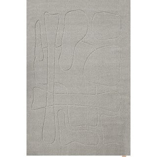 Сив вълнен килим 200x300 cm Morphic – Agnella