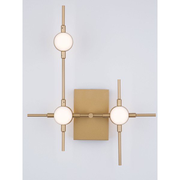 Метална LED стенна лампа  в златист цвят Atomo – Nova Luce-image-2