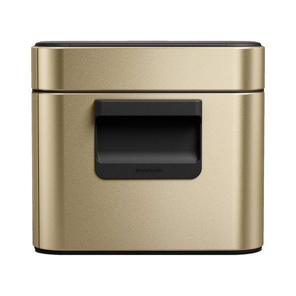 Матово златист контейнер за компостируеми отпадъци 4 l – simplehuman-image-2